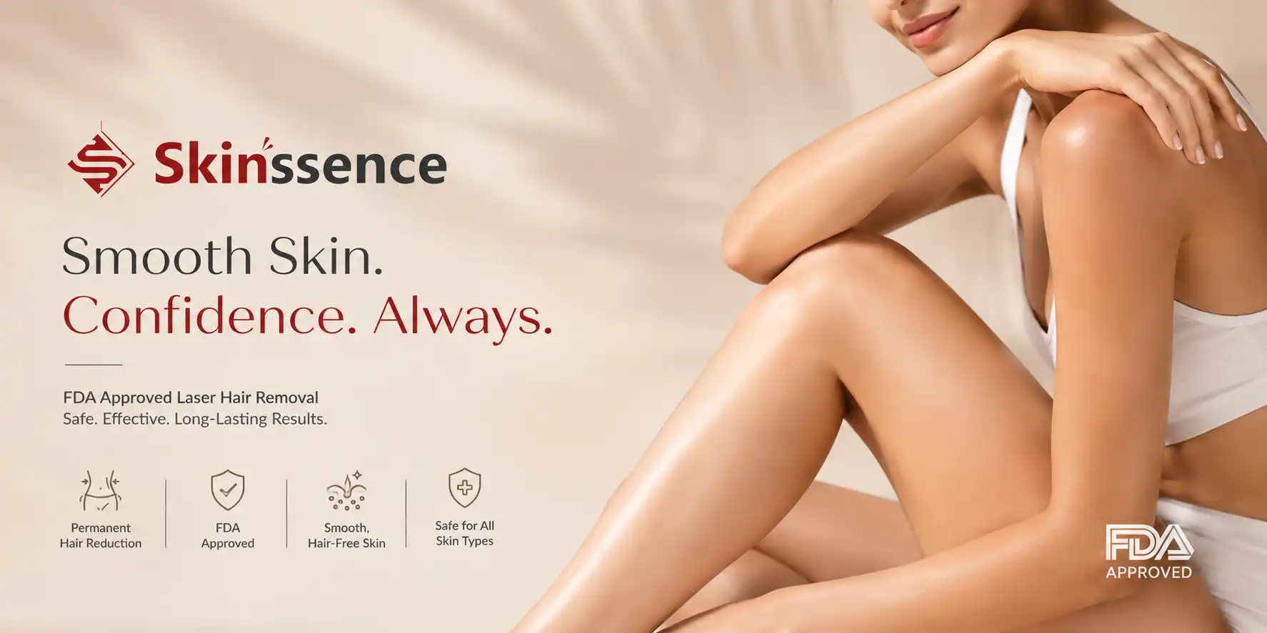 FDA-Approved Laser Hair Removal Treatment – Skinssence at Skinssence Laser and Skincare Clinic Kota